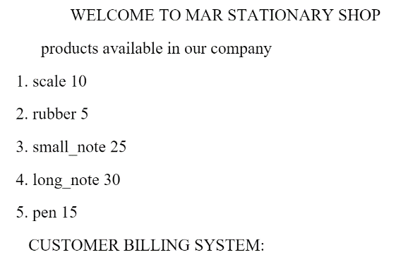 Billing-System